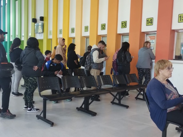 El d�a despu�s en el Hospital de una masiva demanda de turnos